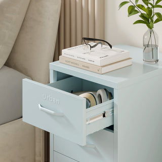 The Richmond - Industrial Style Metal Drawers In Sky Blue - Urban Lockers
