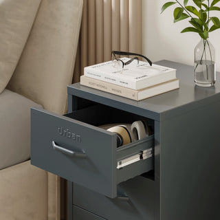 The Richmond - Industrial Style Metal Drawers In Slate Grey - Urban Lockers