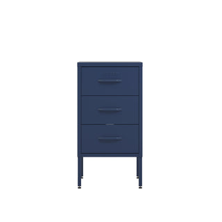 The Richmond - Industrial Style Metal Drawers In Navy Blue - Urban Lockers