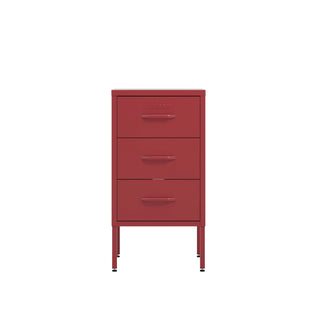 The Richmond - Industrial Style Metal Drawers In Red - Urban Lockers
