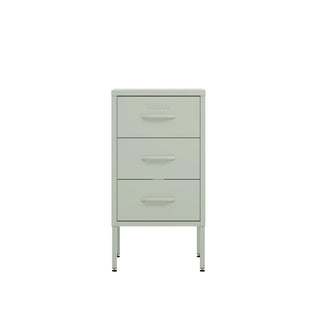 The Richmond - Industrial Style Metal Drawers In Sage - Urban Lockers