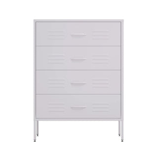 The Harrow - Industrial Style Metal Drawers In Lilac - Urban Lockers