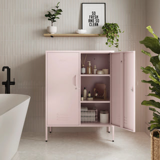 The Fulham - Home Style Storage Locker In Light Pink - Urban Lockers