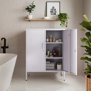 The Fulham - Home Style Storage Locker In Lilac - Urban Lockers